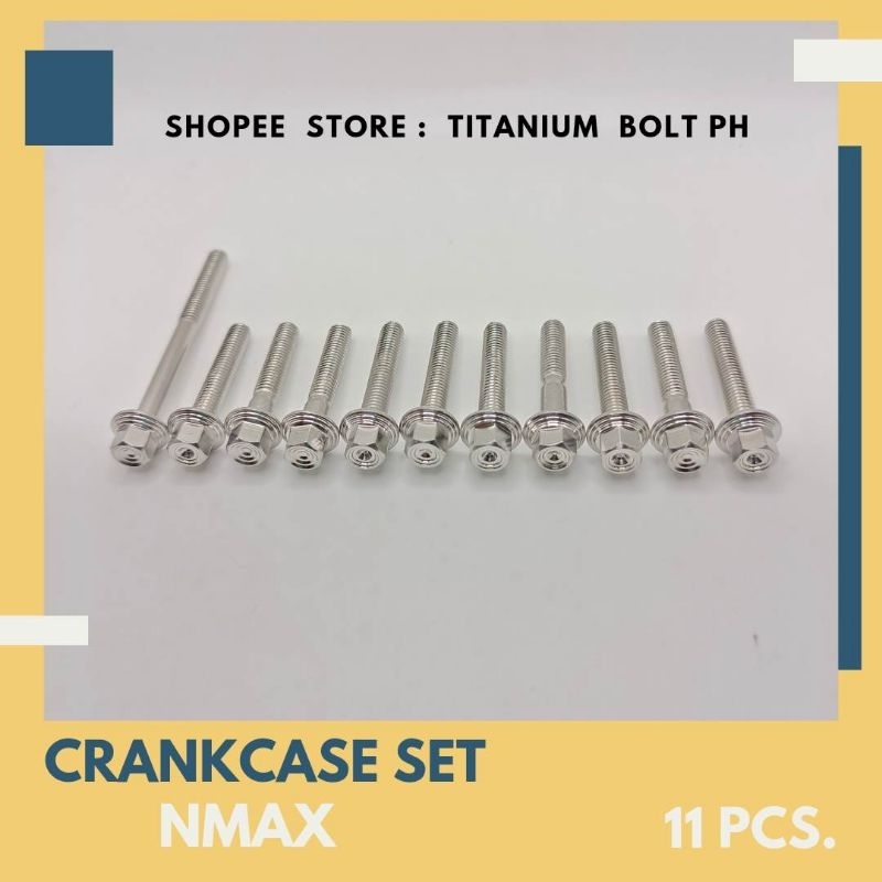 DETAILED BOLTS Crankcase bolt for NMAX v1/v2 set Shopee Philippines