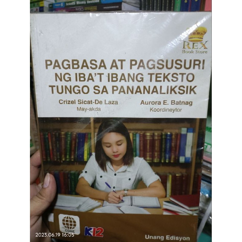 pagbasa at pagsusuri ng iba't ubang teksto tungo sa pananaliksik ...