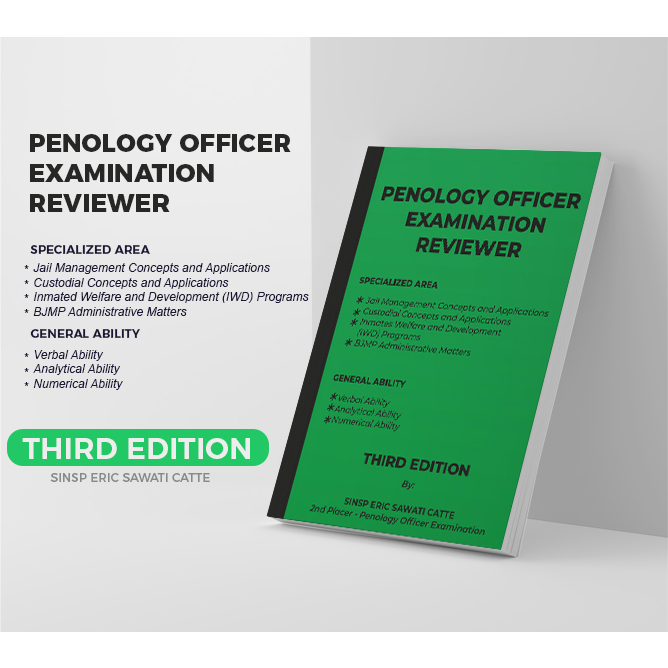 PENOLOGY OFFICER EXAMINATION REVIEWER (2024 Edition) Shopee Philippines