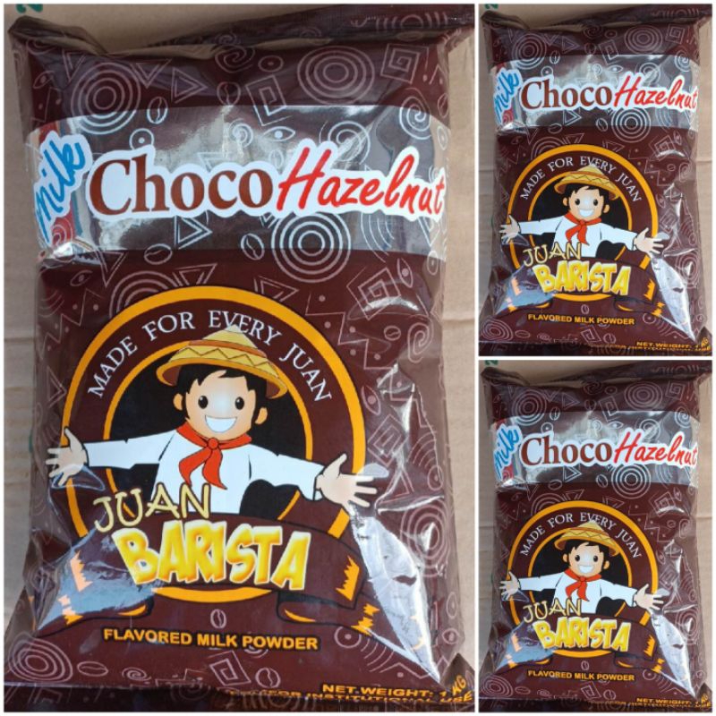 JUAN BARISTA MILK CHOCO HAZELNUT POWDER MIX 1KILO | Shopee Philippines