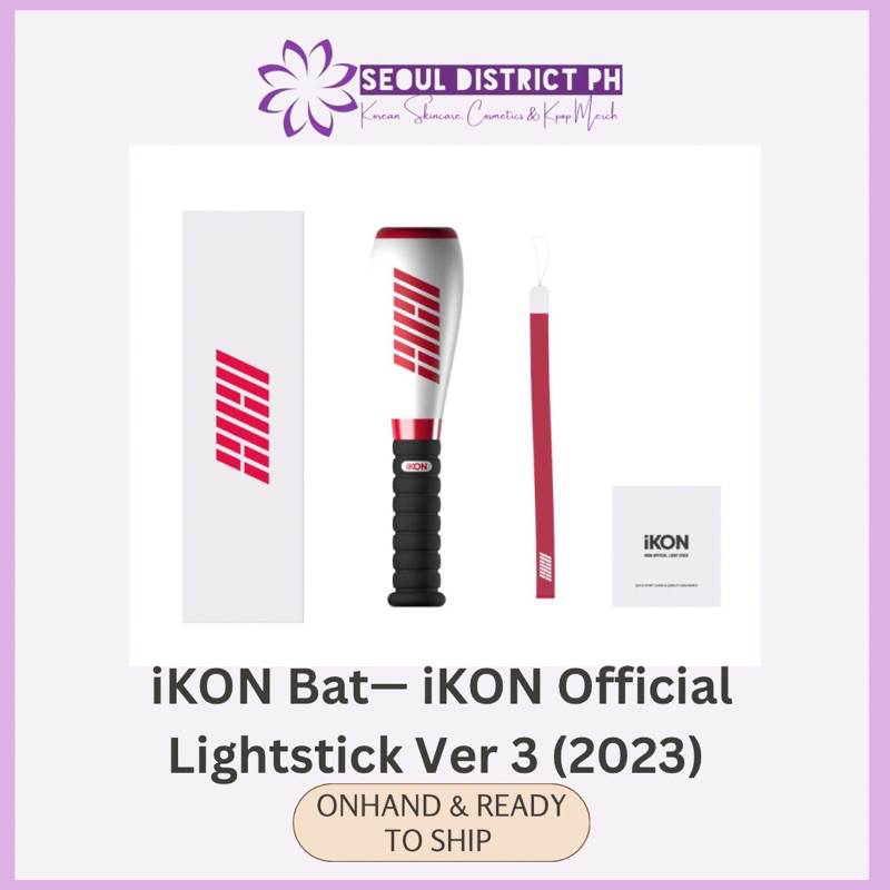 iKON Bat iKON Official Lightstick Ver 3 (2023 Ver) | Shopee Philippines