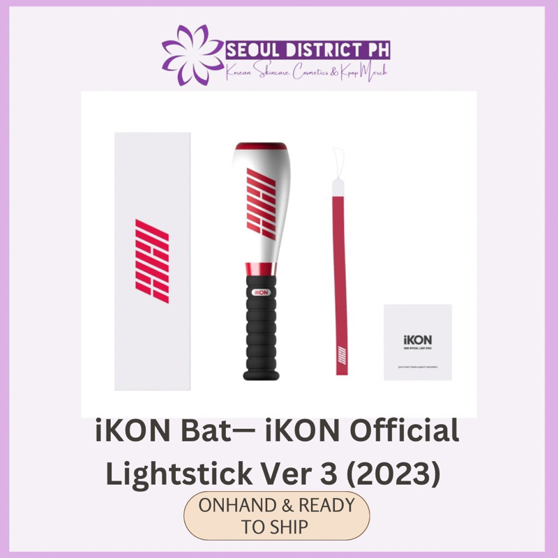 iKON Bat iKON Official Lightstick Ver 3 (2023 Ver) | Shopee Philippines