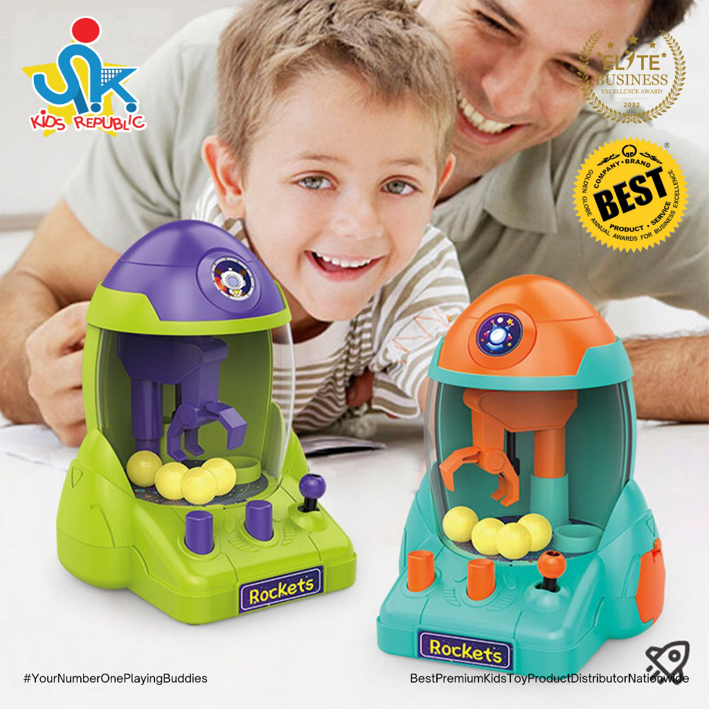 Mini Manual Candy Grabber Machine Space Rocket Design | Shopee Philippines