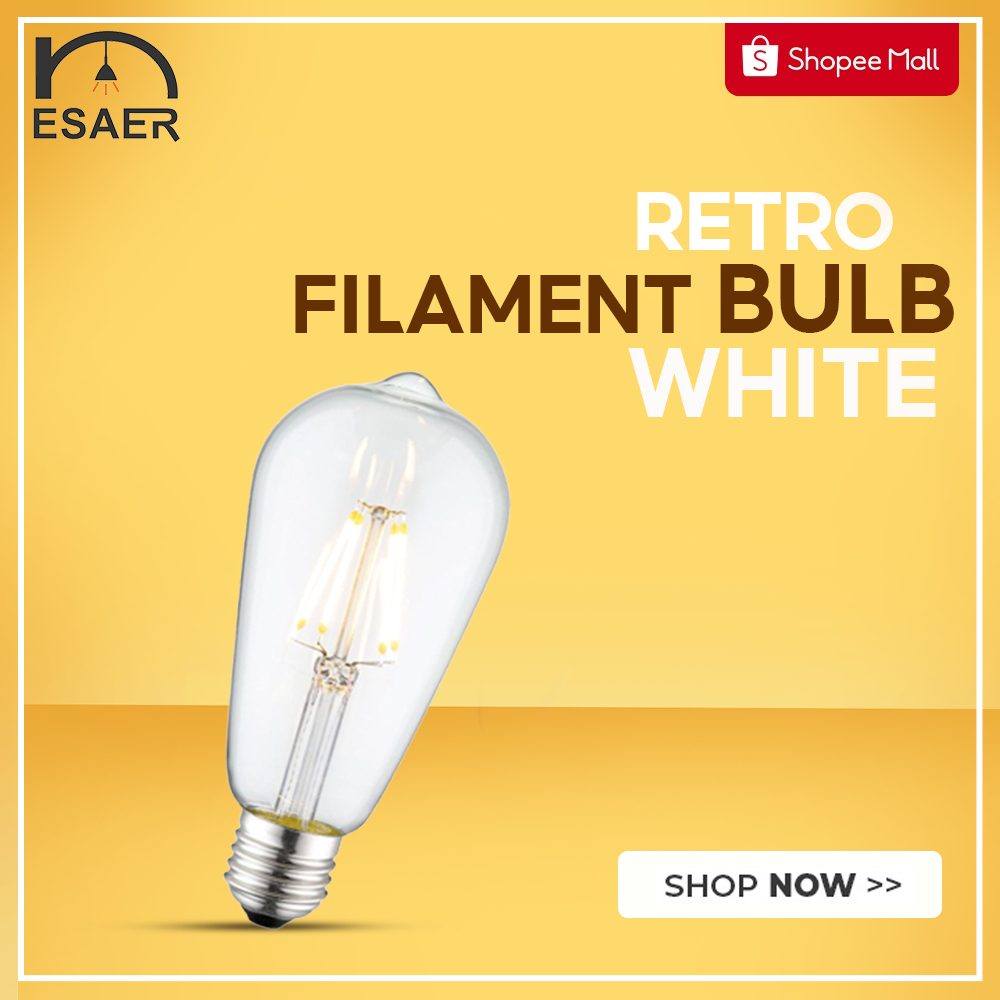 ESAER 4w Retro Incandescent Bulb / Filament Bulb Lamp / Edison Bulb
