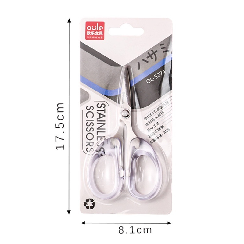 3 Sizes Transparent Small Scissors Handmade Stainless Steel Scissors ...