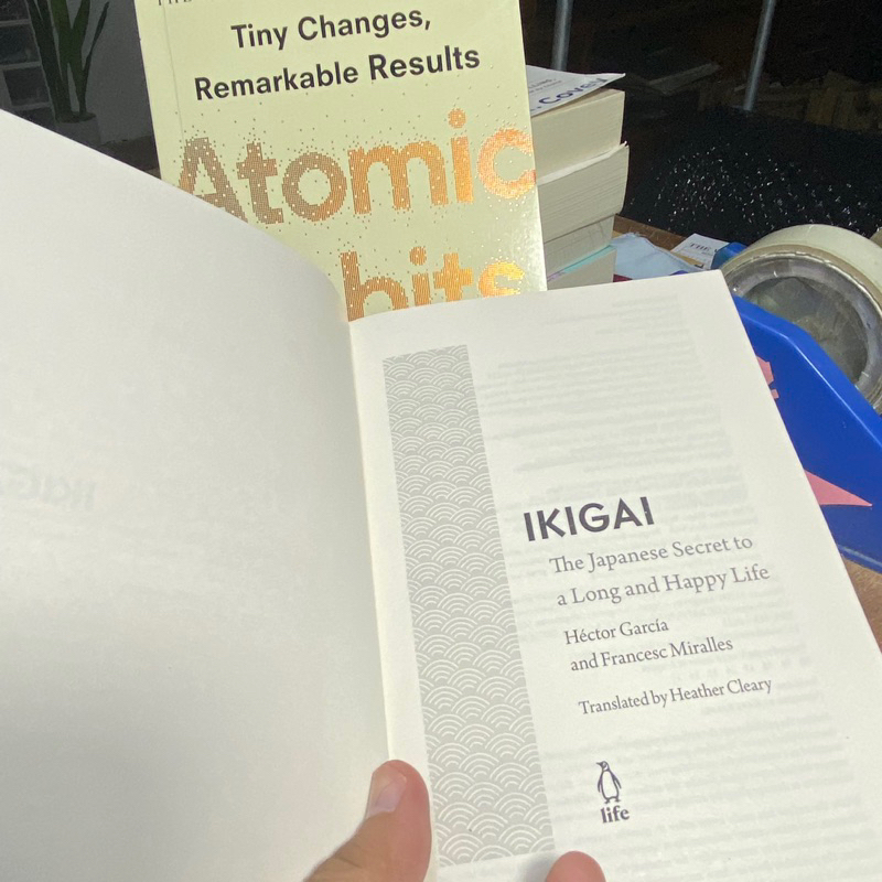 Bundle | Original Ikigai and Atomic Habits with Free Random Bookmark ...