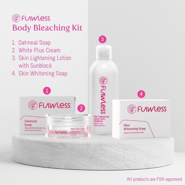 Flawless Body Bleaching Kit Shopee Philippines