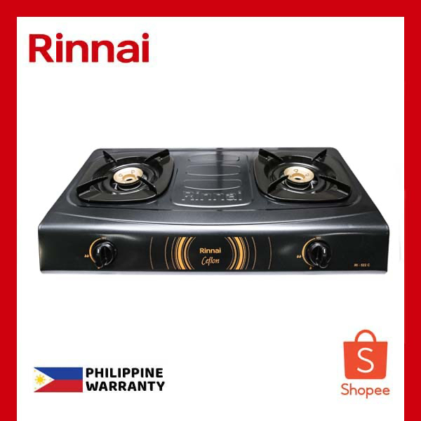 RINNAI RI-522C Double Burner Gas Stove Shopee Philippines