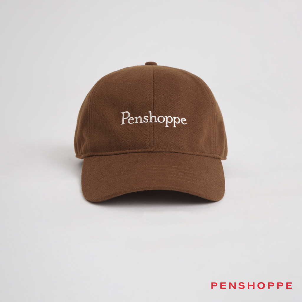 Penshoppe Classic Cap with Embroidery For Men (Choco Brown) | Shopee ...