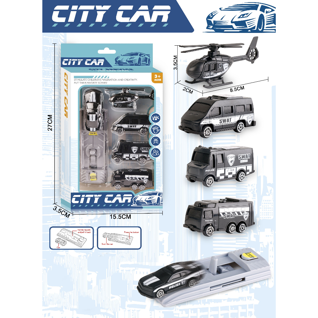 Helicopter car hot sale model