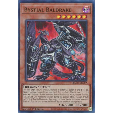 Bystial Baldrake PHHY-EN004 1st Edition Common – YuGiOh TCG, Lightly Played, Foil Finish