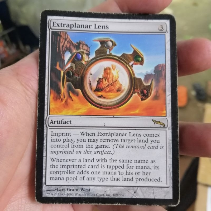 1 PLAYED Extraplanar Lens Mirrodin MTG card magic commander EDH ...