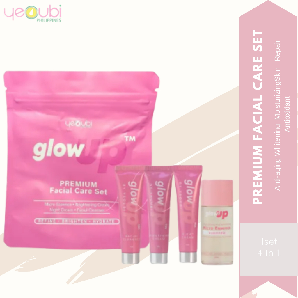 GlowUp Premium Facial Care Set 4in1 Set Shopee Philippines