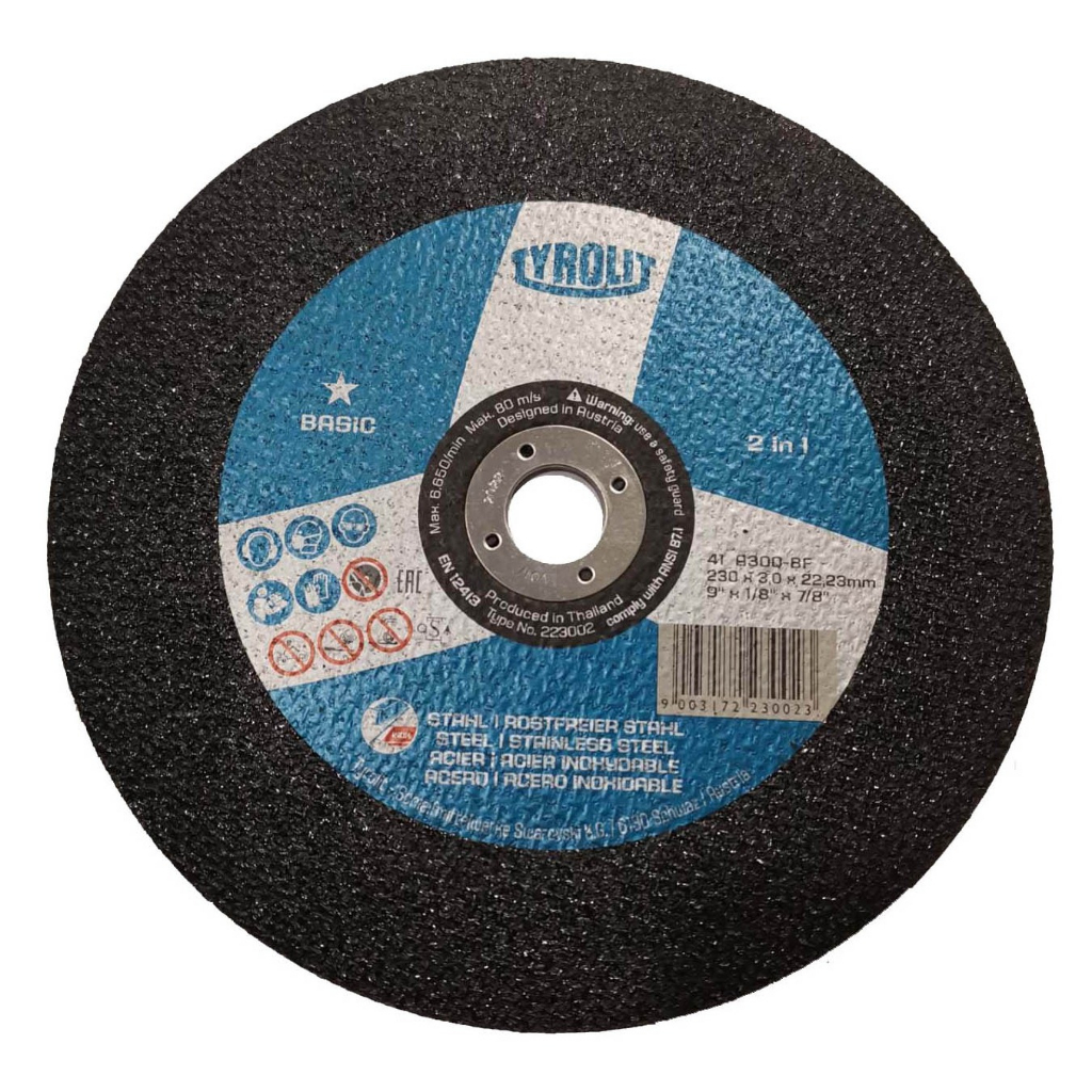Tyrolit Superthin cutting disc 4'' (25 pcs per box) Shopee Philippines