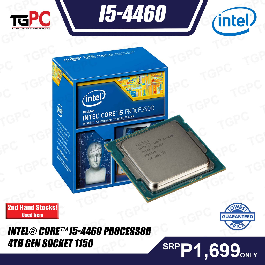 Franje geest Dijk Intel® Core™ i5-4460 Processor 4th gen socket 1150 | Shopee Philippines
