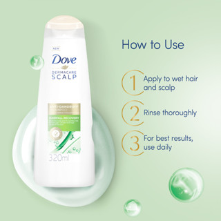 Dove Dermacare Scalp Anti-dandruff Hairfall Recovery Shampoo 170ml