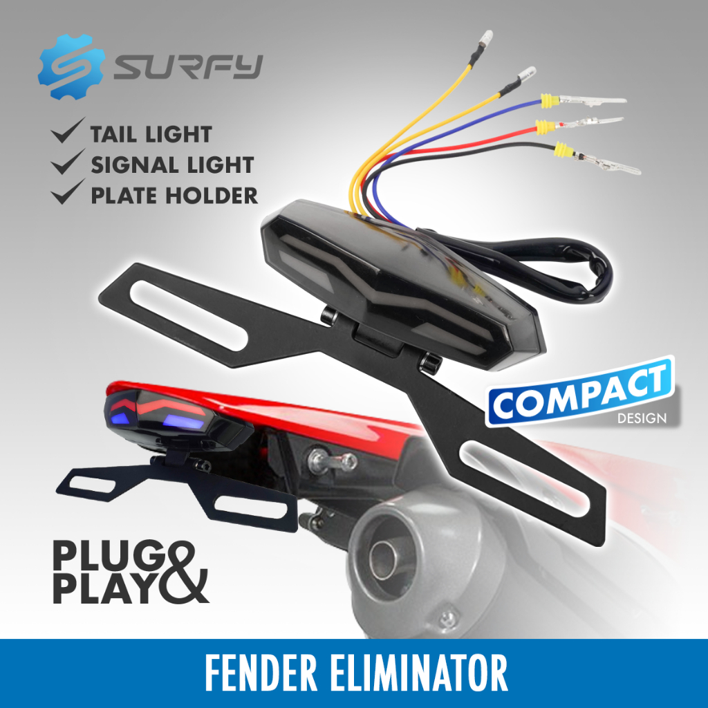 LED Running Tail Light With Signal Light Rear Fender Eliminator With ...