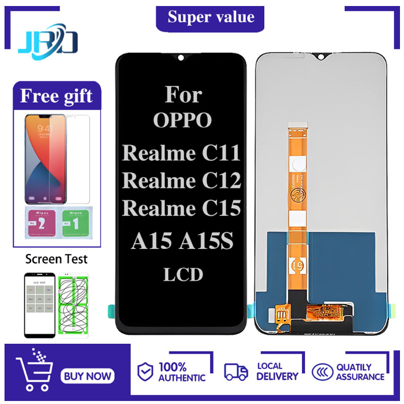 Ecran LCD + Tactile Pour Oppo A15 / A15s / Realme C11 - Noir - Occasion, Bon état