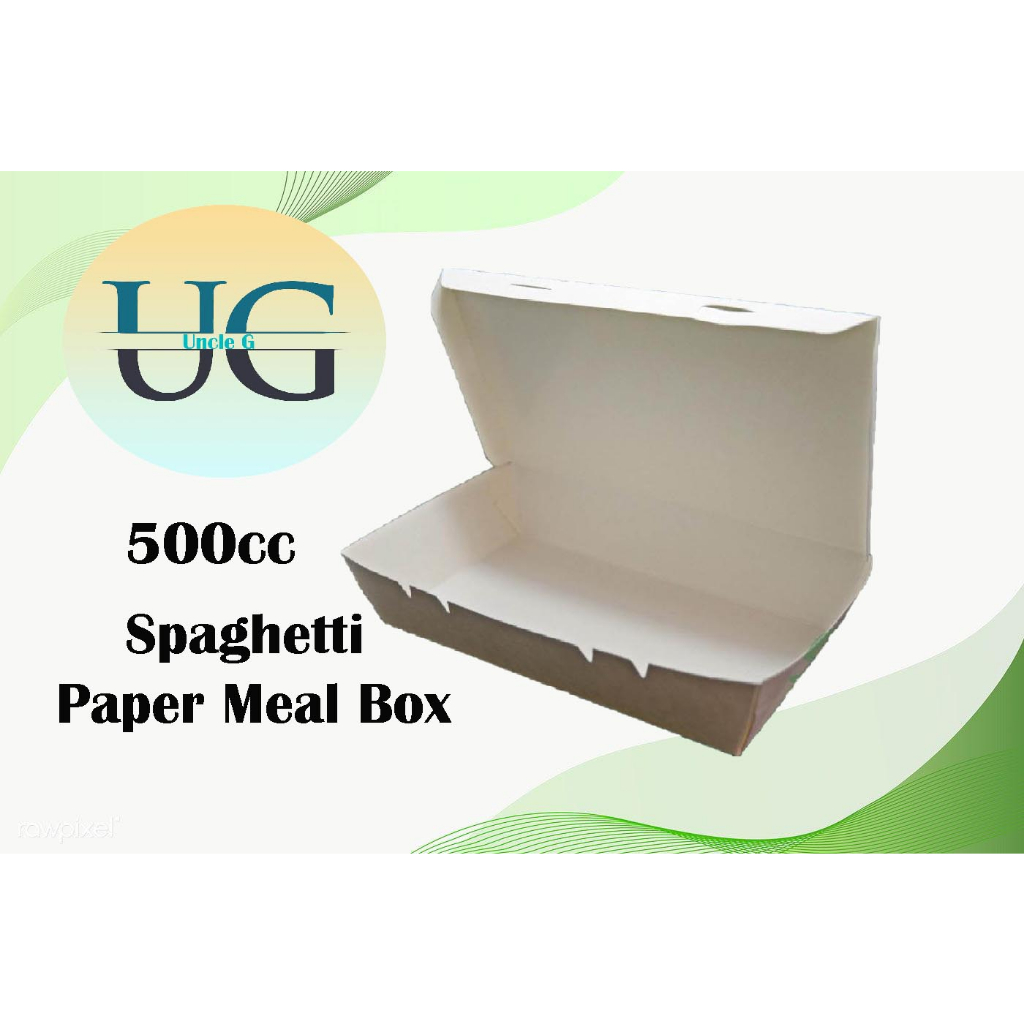 Laminated Paper Meal Box 25pcs per pack Spaghetti/Lb1/Lb2/Lb3 | Shopee ...