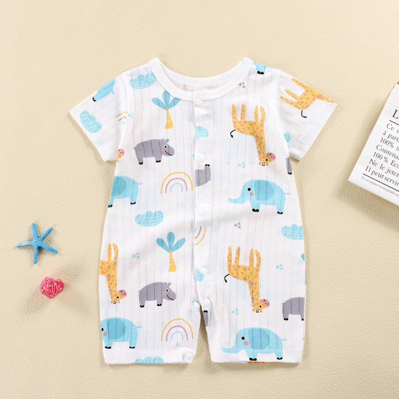 Cute Little Baby Rompers Infant NEW Pure Cotton Presko Newborn Bodysuit ...