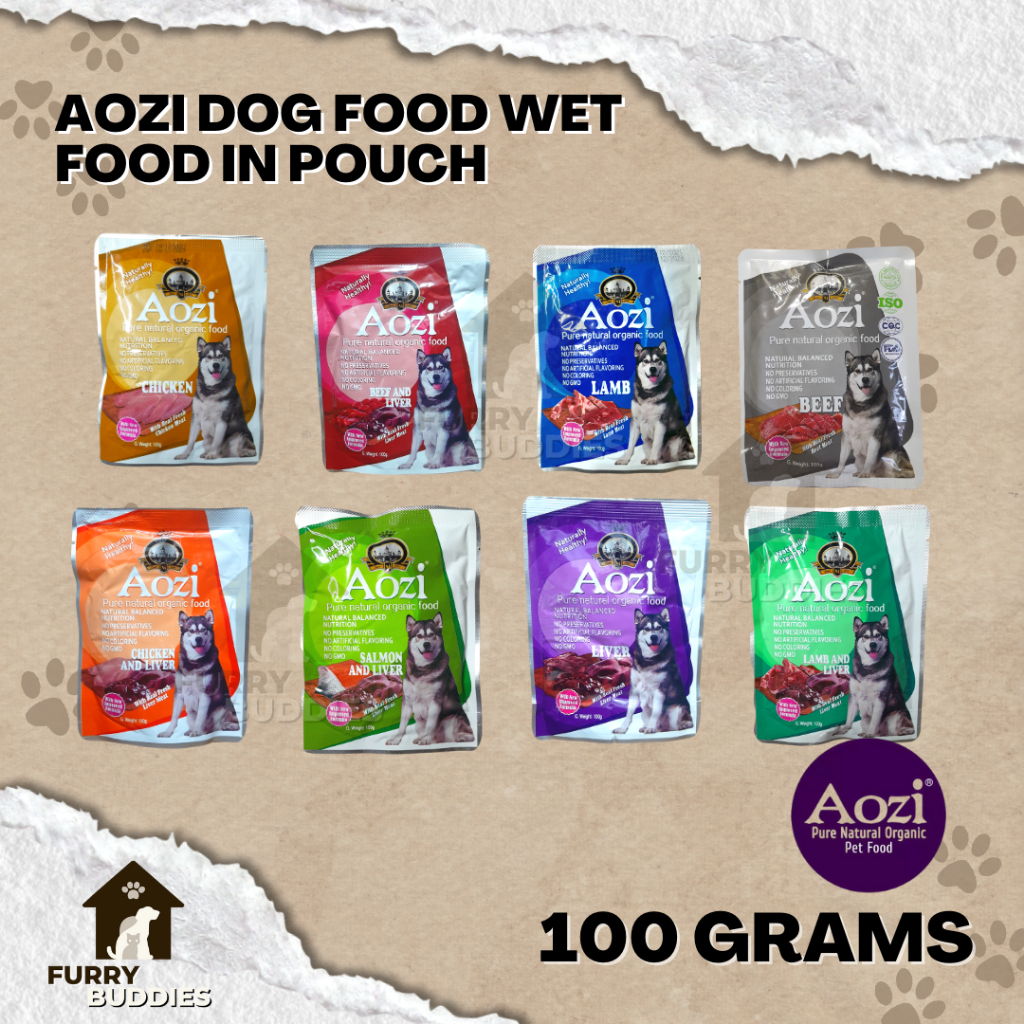 AOZI WET DOG FOOD IN POUCH (100 GRAMS) Shopee Philippines