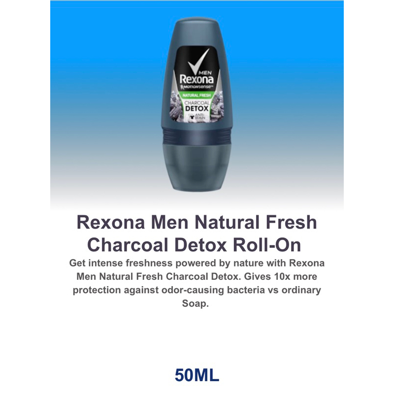 Recona Men Motionsense Natural Fresh Charcoal Detox Anti Stain 48 hour ...