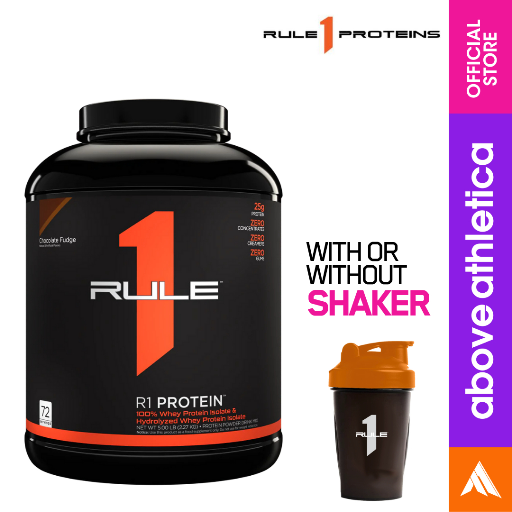 Rule 1 R1 Whey ISOLATE Protein 5Lbs FastActing Pure Hydrolysate