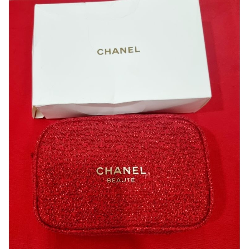 Chanel beauty makeup bag sale