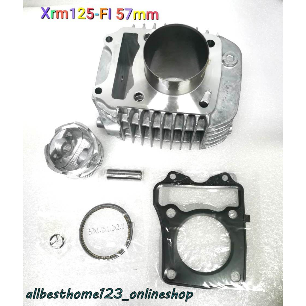 Hachi Cylinder Block For xrm125 Fi STd / Xrm125 Fi 57mm Shopee