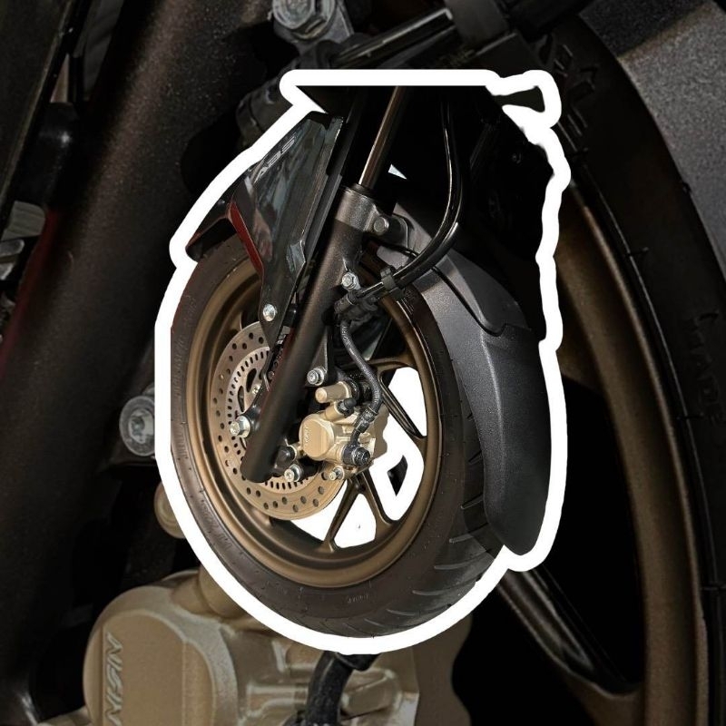 HONDA CLICK 160 FRONT AND REAR TIRE EXTENSION | Shopee Philippines