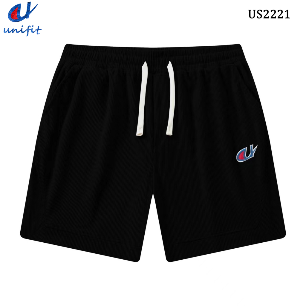UNIFIT Men's Corduroy Sweat Shorts Above the Knee US2221 Shopee