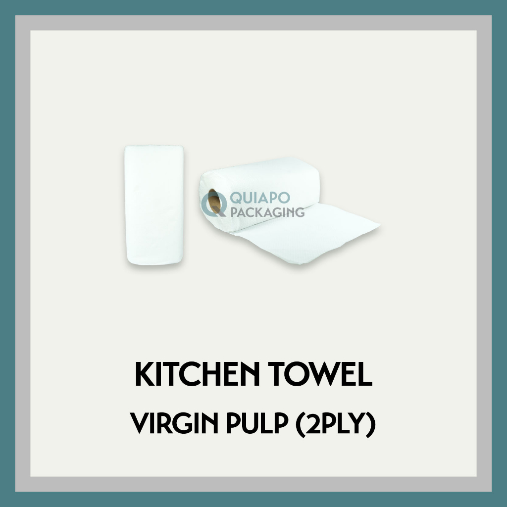 Generic Kitchen Towel Virgin Pulp (2ply) White (85 pulls) Shopee