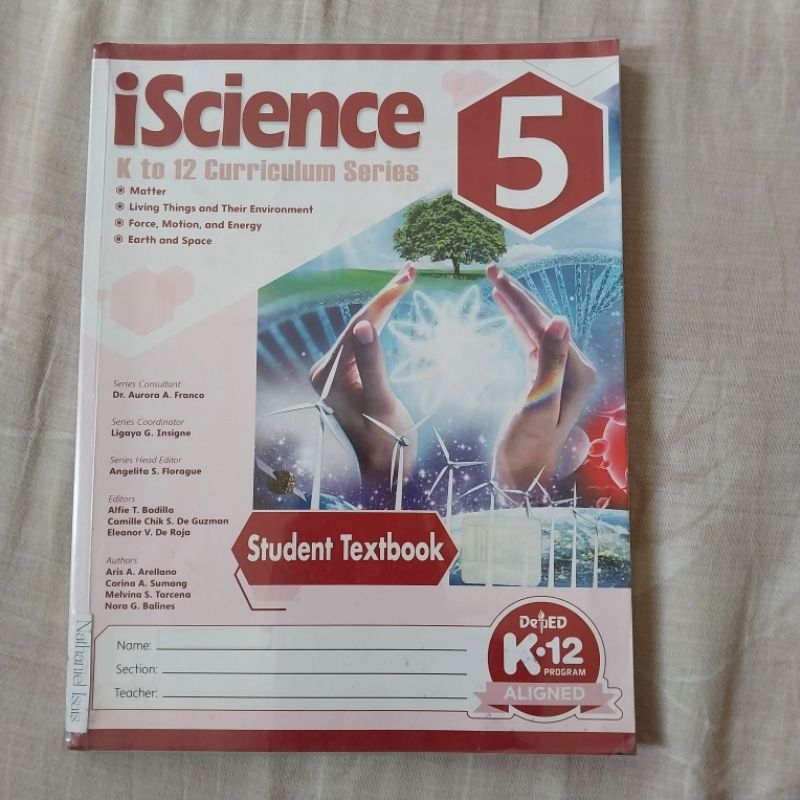 [COD] Grade 5 iScience Elementary Preloved Second Hand DepEd K12