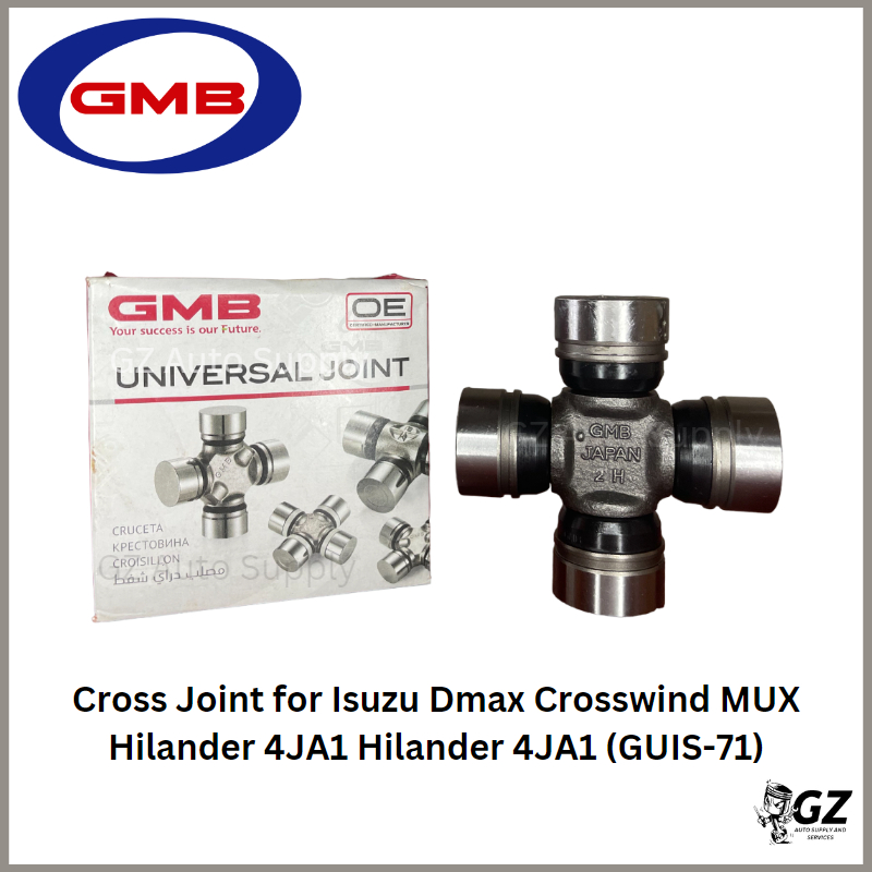 GMB Universal Cross Joint for Isuzu Dmax Crosswind MUX Hilander 4JA1