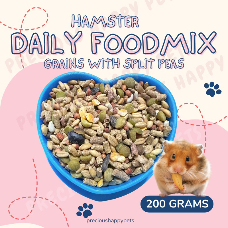 Hamster Daily Food Mix with split peas 200g(Integrated seed mix and