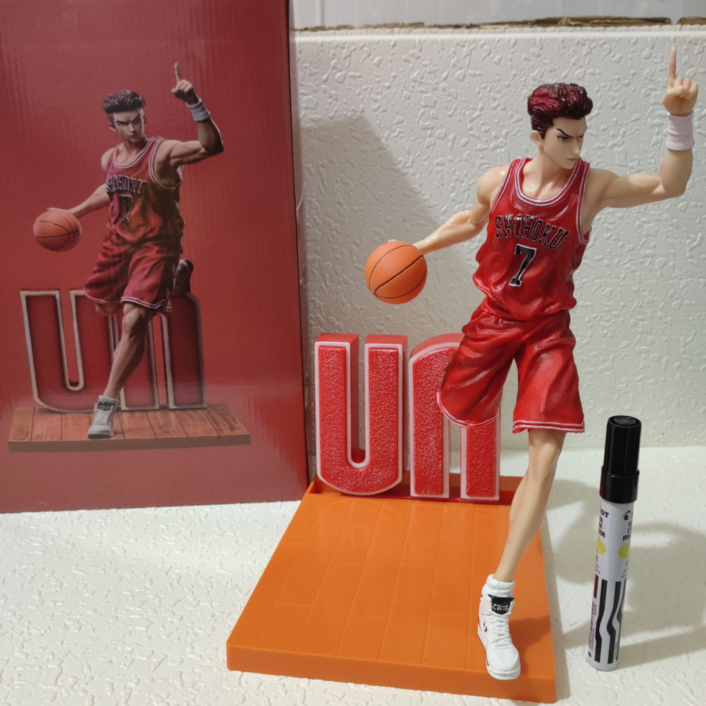 Slam Dunk Sakuragi Rukawa Miyagi Akagi Mitsui Big 29-38cm Scene K.o 