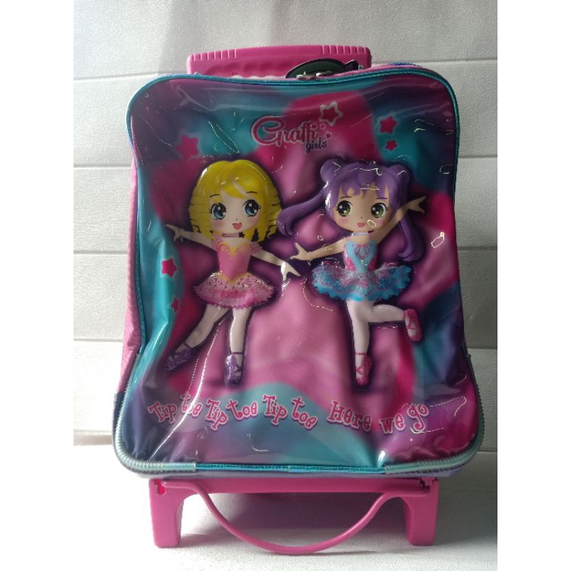 GRAFFI TROLLEY BAG MALL PULLOUT 14 INCHES | Shopee Philippines