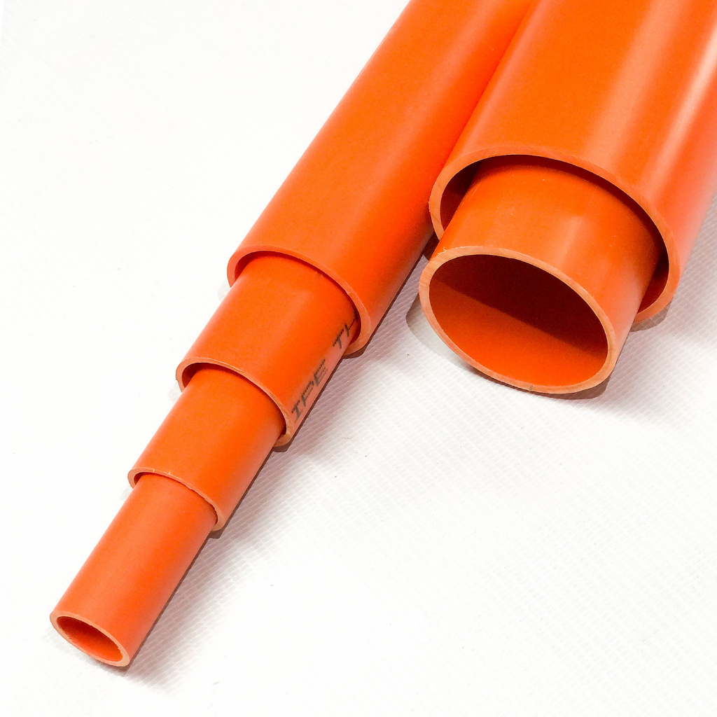 PVC Electrical Pipe Orange Pipe 1 meter or 1.5 meter Shopee Philippines