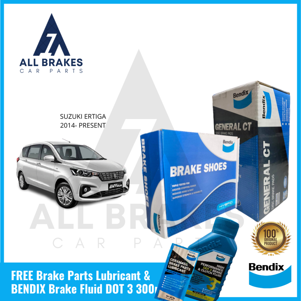 Bendix Brake Set Suzuki ERTIGA 201922, DB2522GCT, BS5274 with FREE