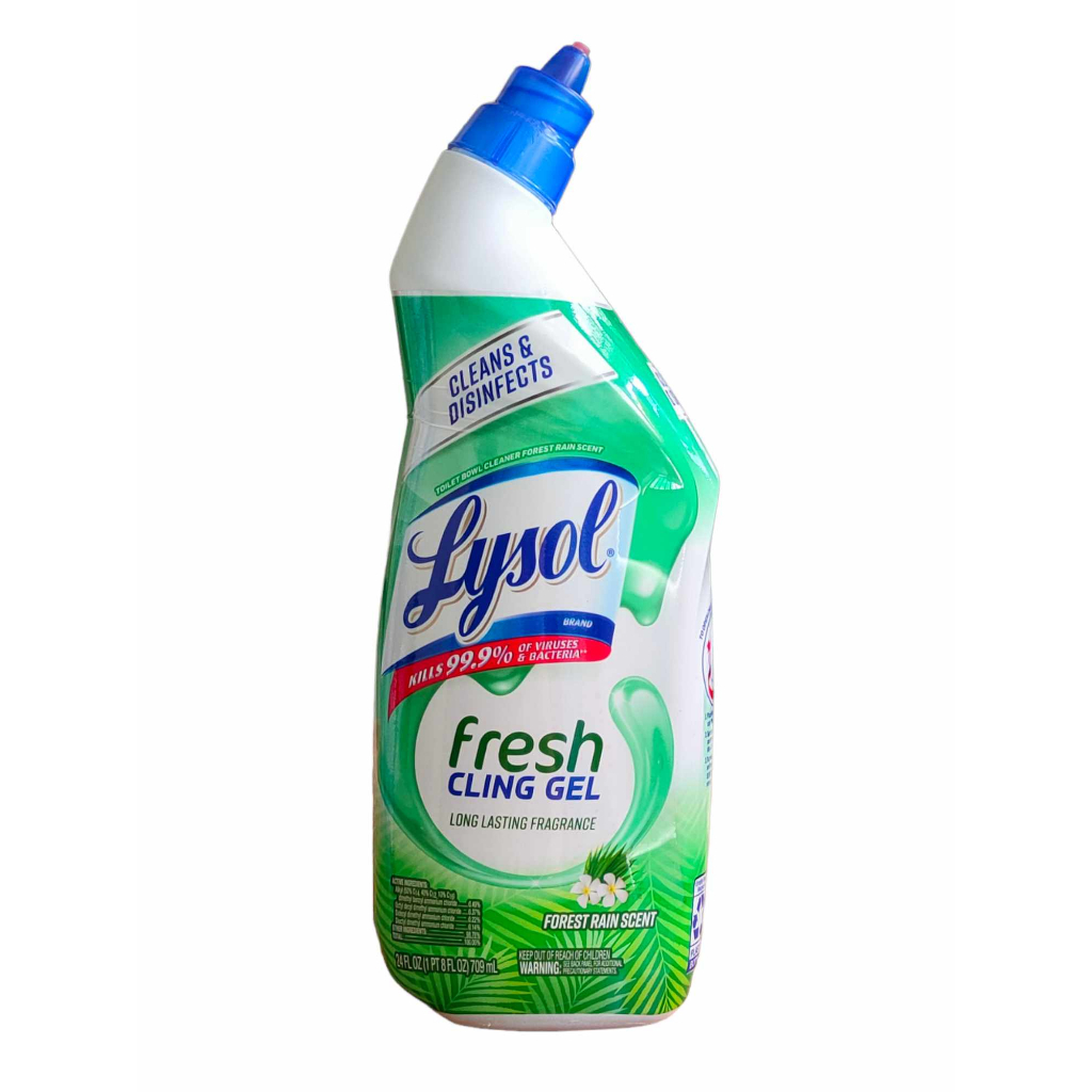 Lysol Toilet Bowl Cleaner Fresh Cling Gel Cleans and Disinfects 709ml