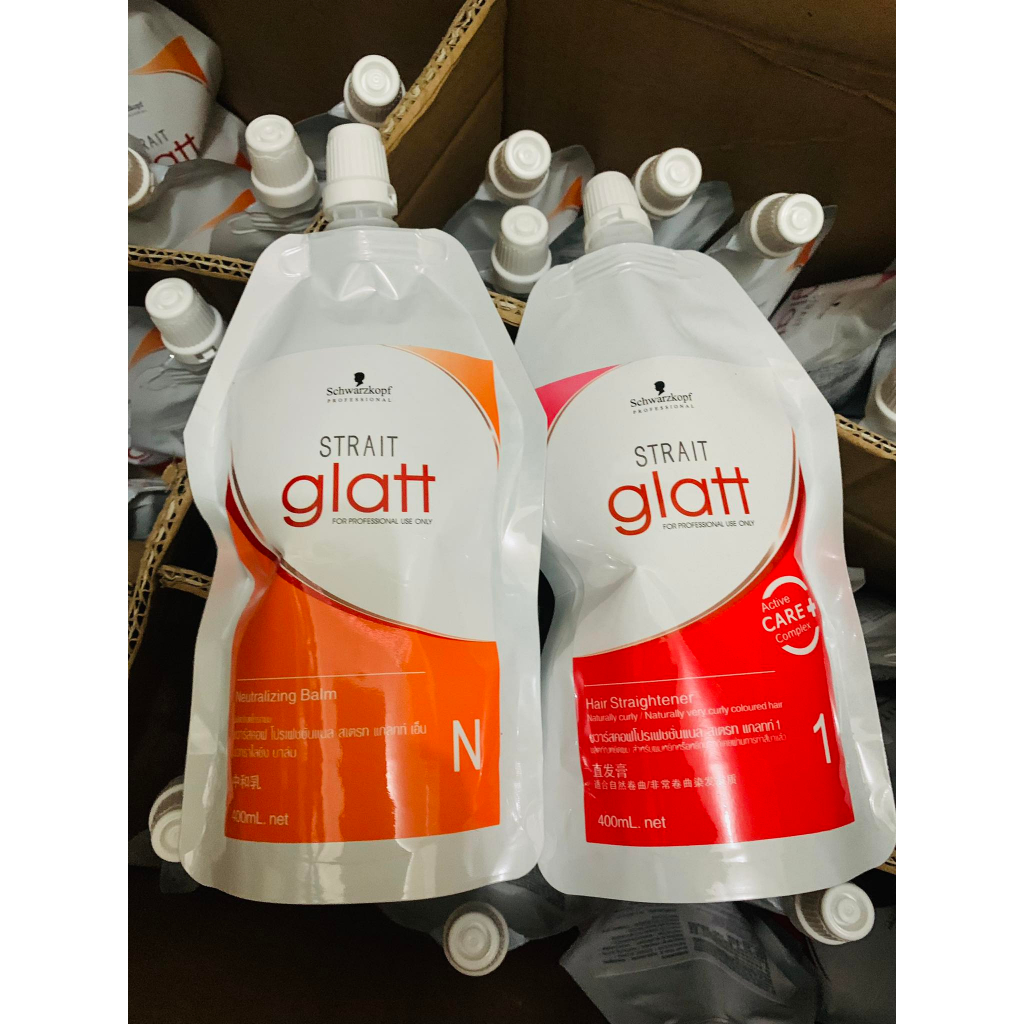 Schwarzkopf Glatt Hair Straightener Set for Sensitized or Normal hair 400ml Shopee Philippines