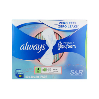 Always ZZZ Size 6 Overnight Pads with Wings, 2 pk / 20 ct - Metro