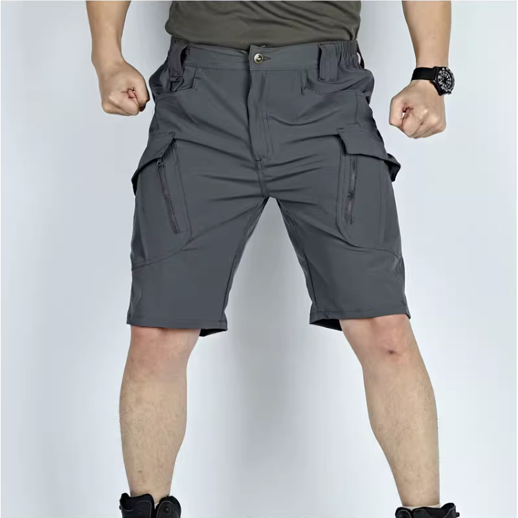 Quick Drying Shorts Ix9 Tactical Pants Men S Sports Outdoor Three Quarter Stretch Pants Shopee