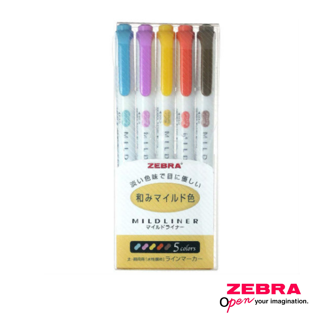 Zebra Pen Highlighter Mildliner Dual Tip Set Shopee Philippines