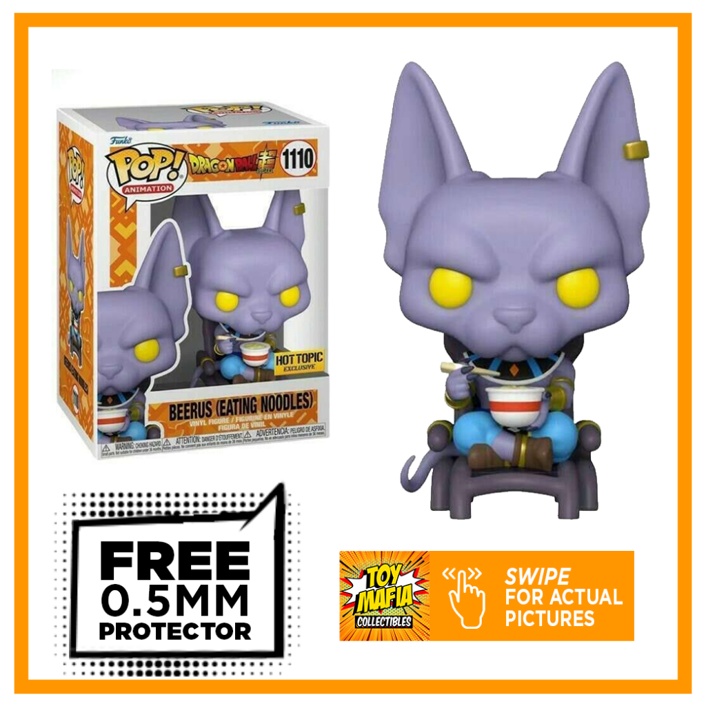 Beerus Eating Noodles - Dragon Ball Super Funko Pop! | Shopee Philippines