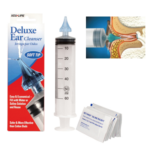 60 ML EZY DOSE Deluxe Ear Wax Removal Syringe Ear Irrigator Saline