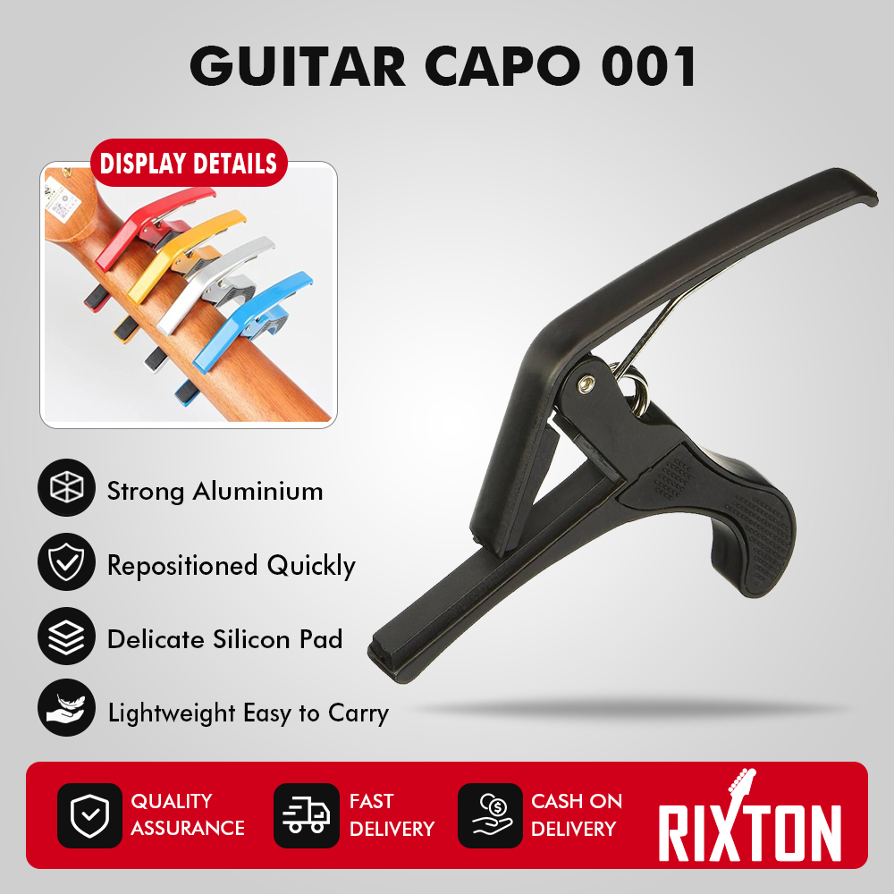 Universal Guitar Capo Quick Change Clamp Key Aluminium Alloy Metal