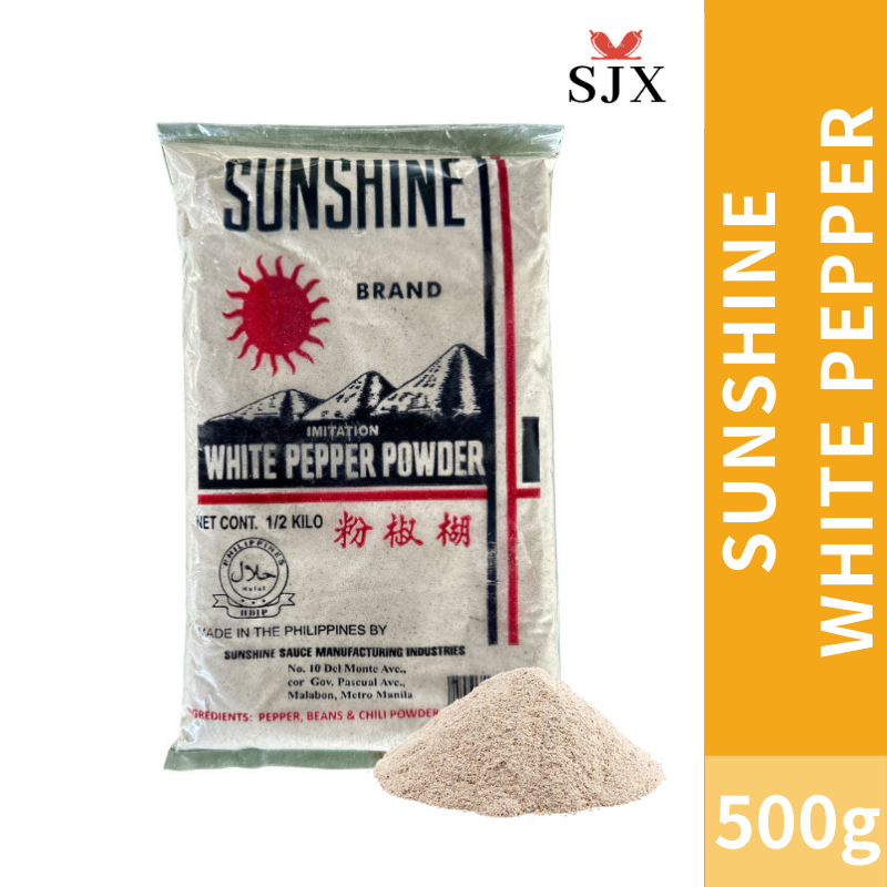500g Sunshine White Pepper Powder Substitute Spices Shopee Philippines