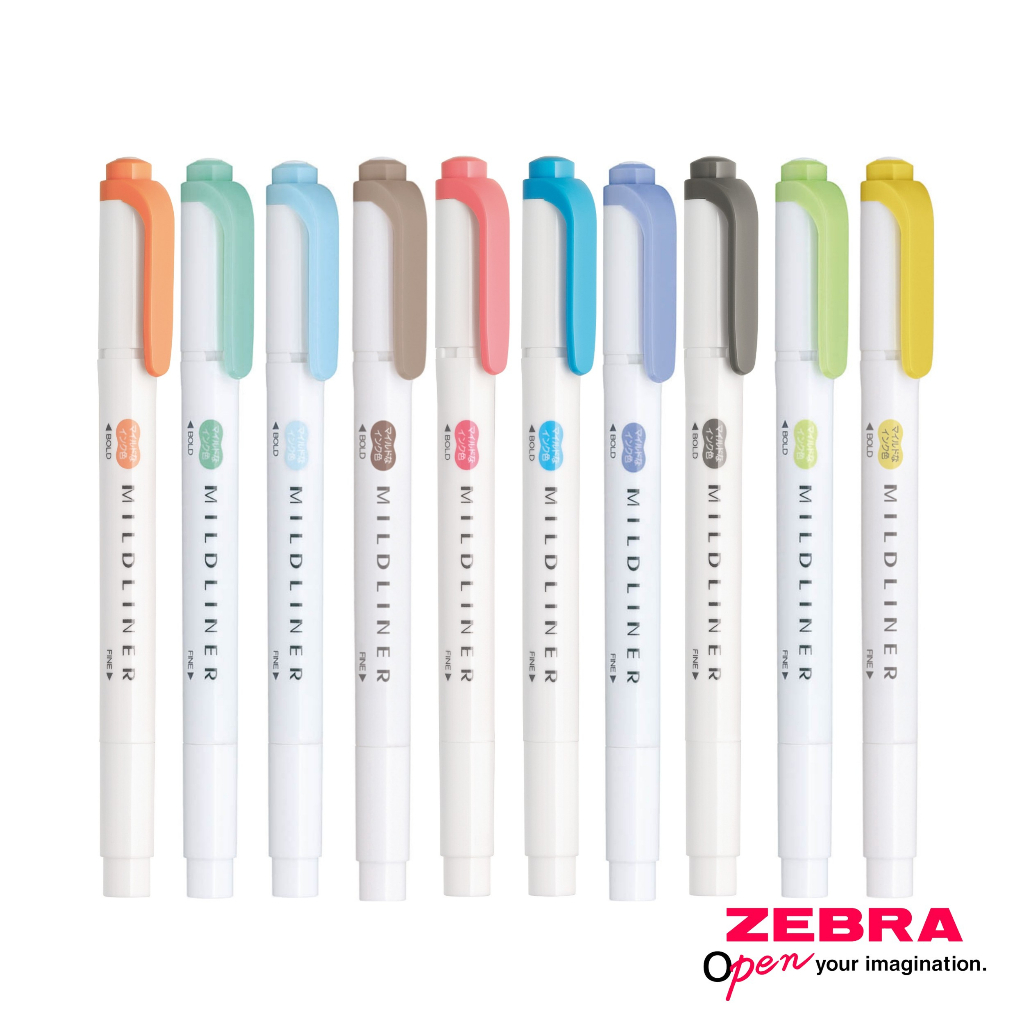 Zebra Pen Highlighter Mildliner Dual Tip Shopee Philippines