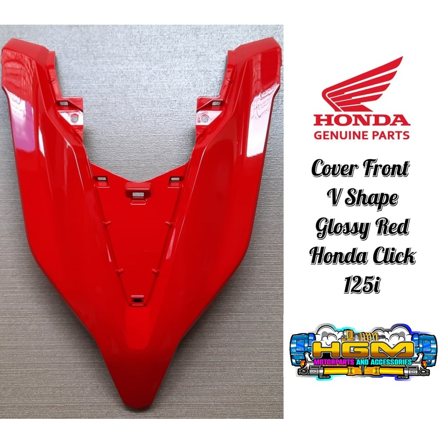 FRONT COVER GLOSSY RED HONDA CLICK 125i V2 GAME CHANGER | 64301-K59 ...